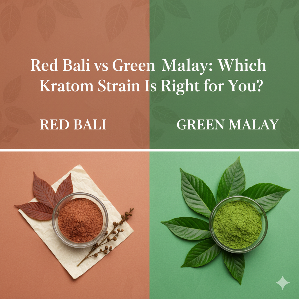 Red Bali vs Green Malay kratom